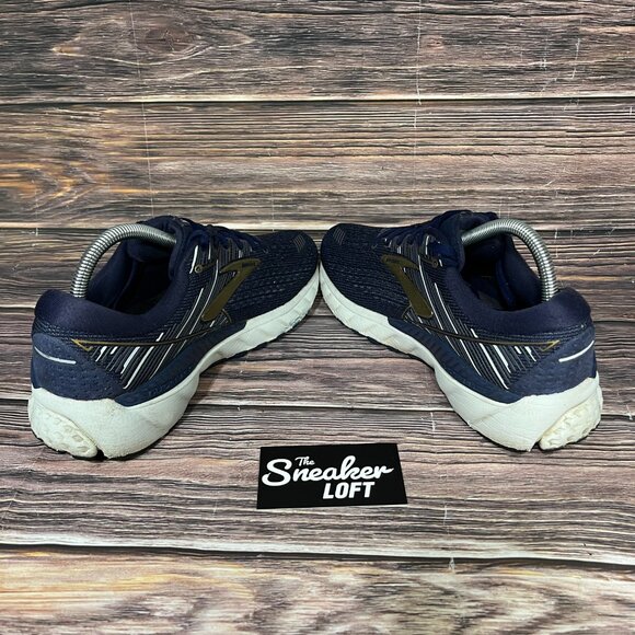 Brooks Adrenaline GTS‎ 19 Men\'s Blue Gold Athletic Running Shoes main image 4